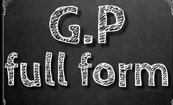 What is the Full Form of a GP Number